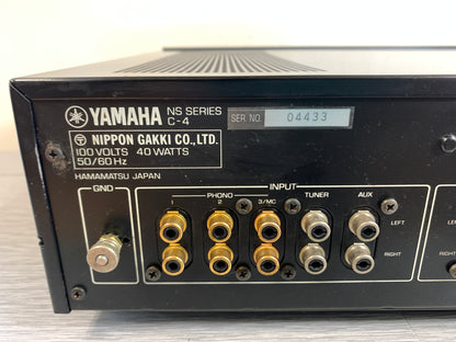 Yamaha C-4  Natural Sound Stereo PreAmplifier (1979-81)