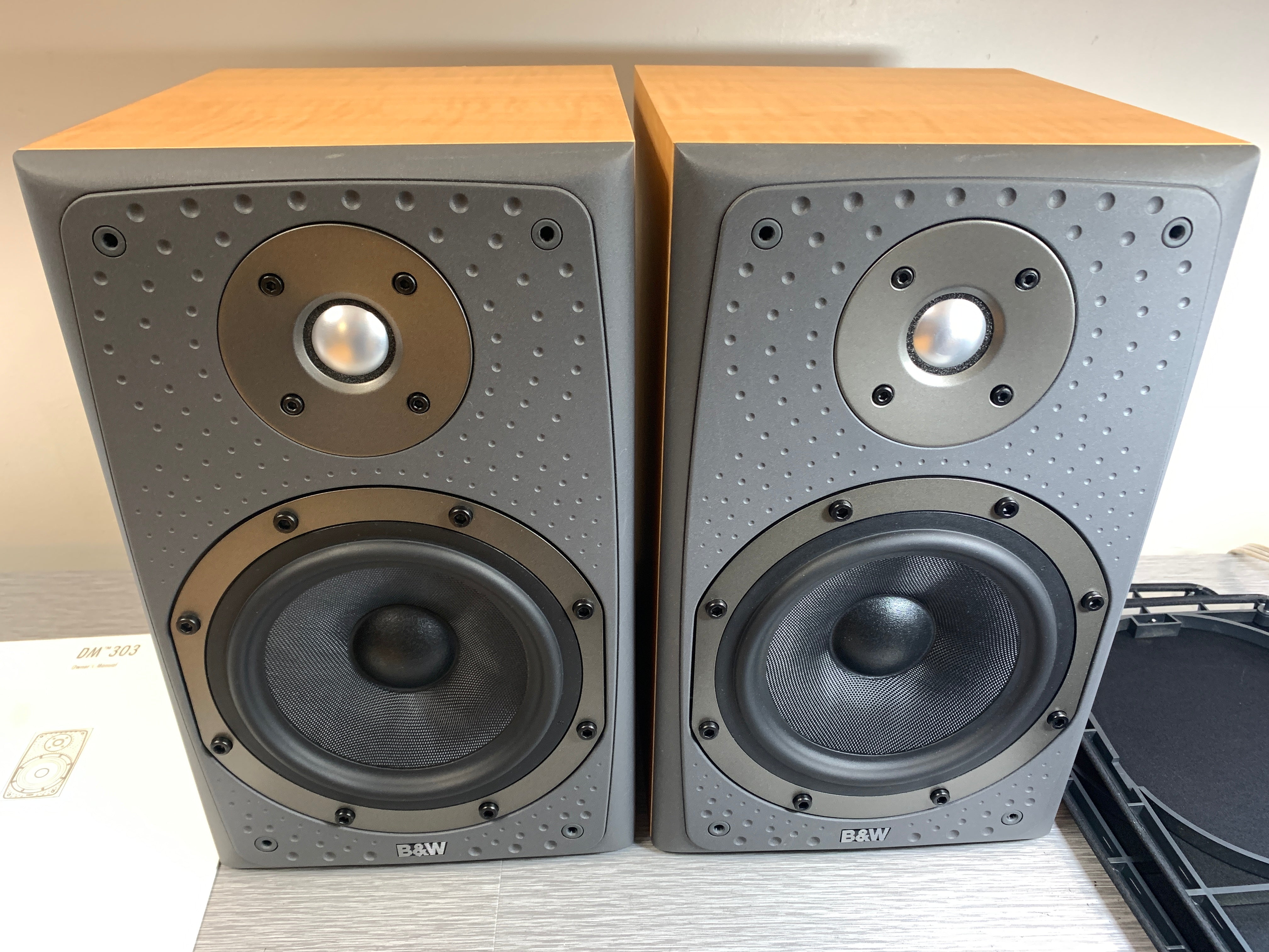 B&W DM-303 Bookshelf Speakers – The Turntable Store