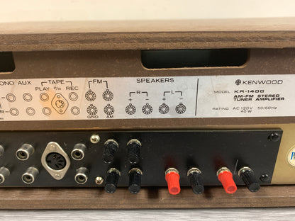Kenwood KR-1400 Stereo Receiver * 10W RMS * 1974