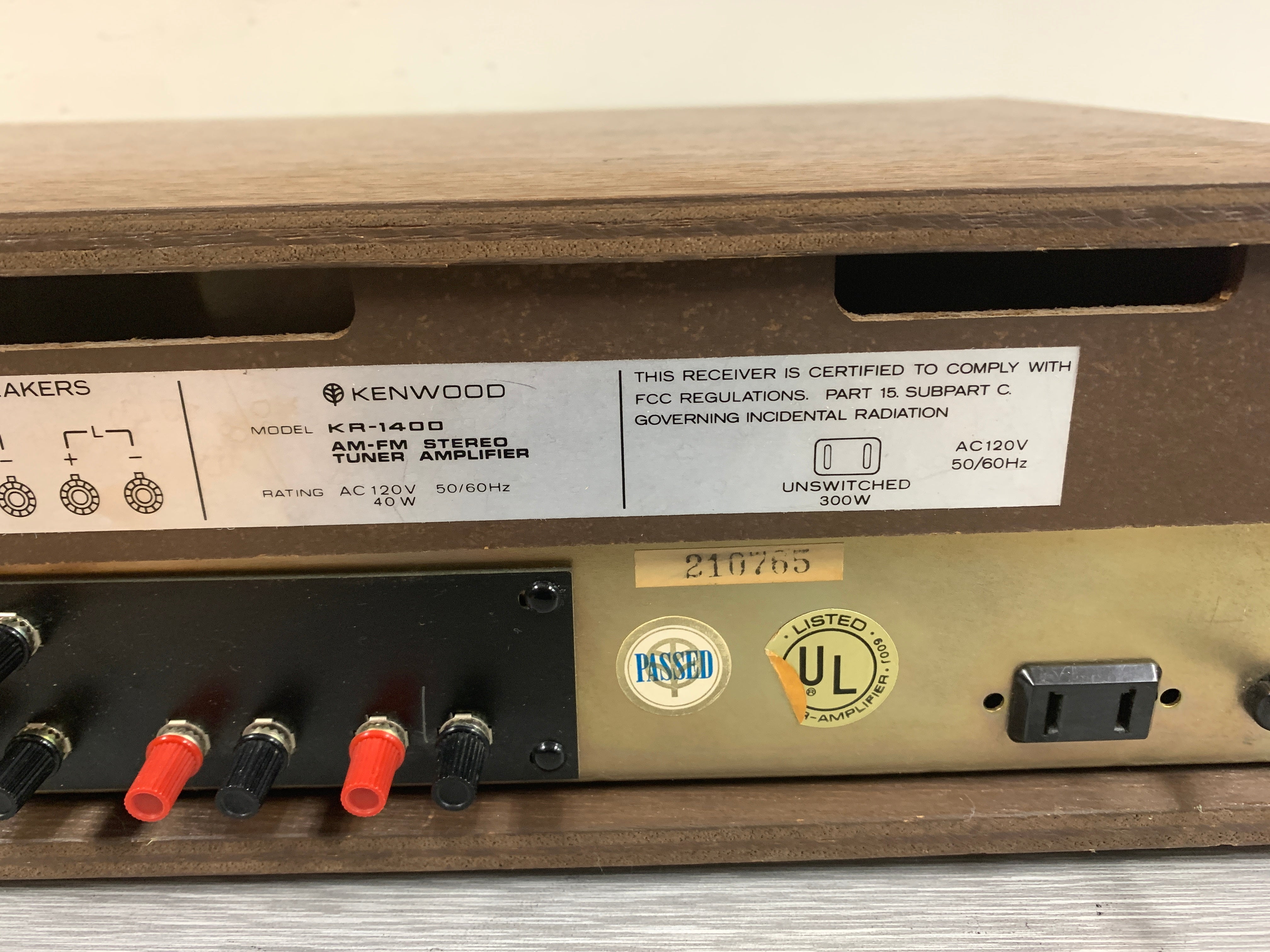 KENWOOD オーディオ Kenwood KR-1400 Stereo Receiver * 10W RMS * 1974 – The