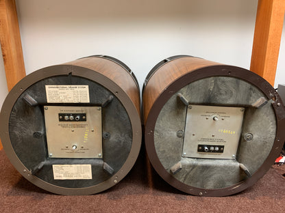 Vintage 1960s MCM Sears Roebuck Omni Directional End Table Speakers Set Speaker