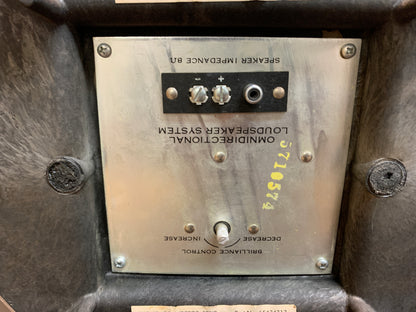 Vintage 1960s MCM Sears Roebuck Omni Directional End Table Speakers Set Speaker