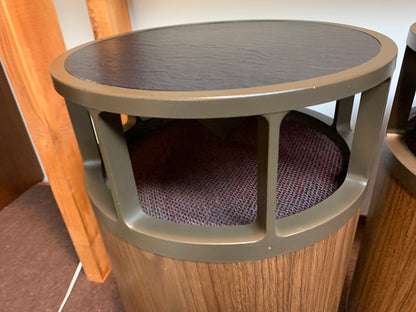 Vintage 1960s MCM Sears Roebuck Omni Directional End Table Speakers Set Speaker