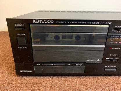 Kenwood KX-67W Double Cassette Deck