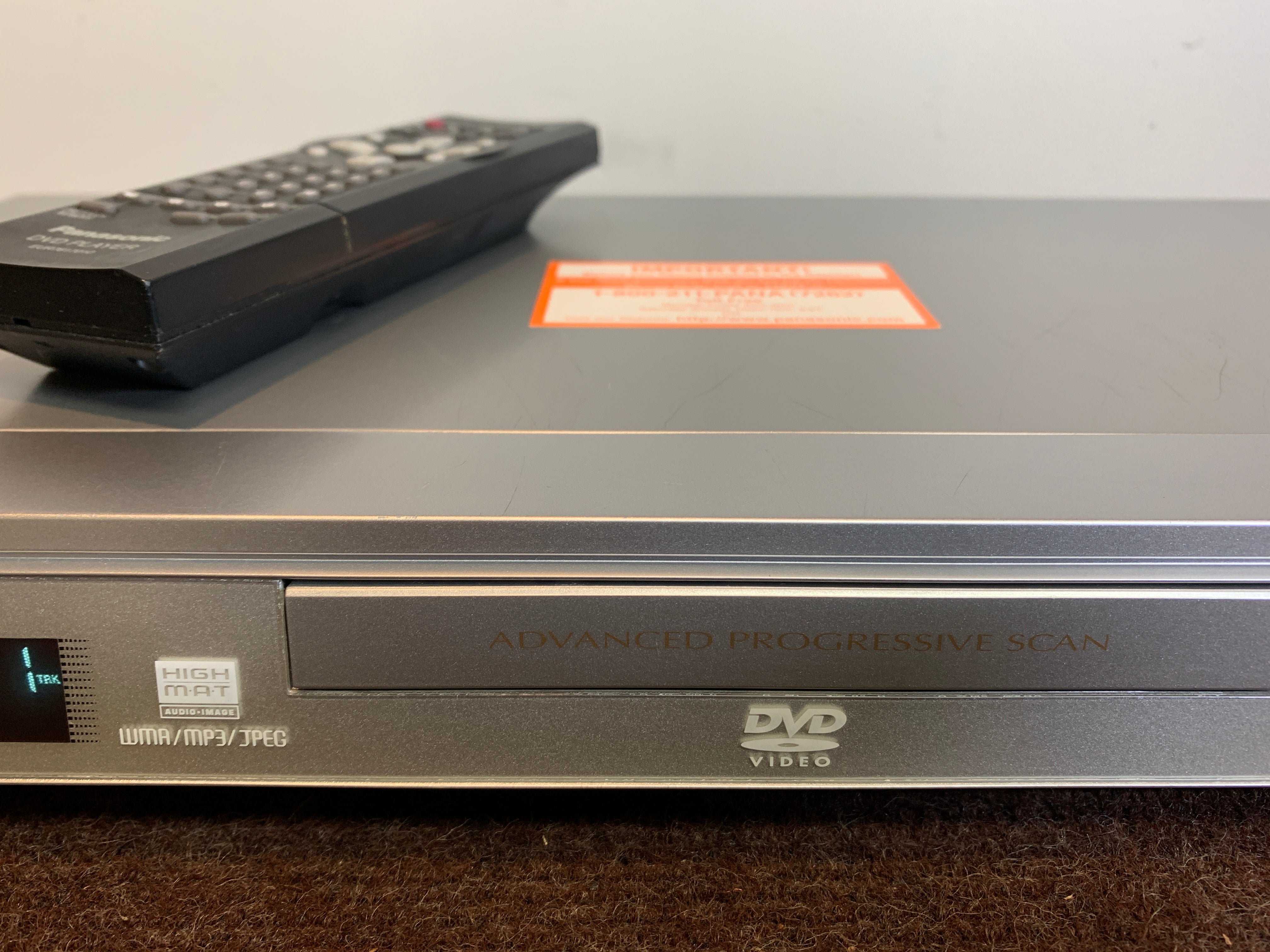 Panasonic DVD-S27 DVD/CD Player - Remote – The Turntable Store