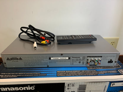 Panasonic DVD-S25 CD/DVD Single Player * Remote * Box