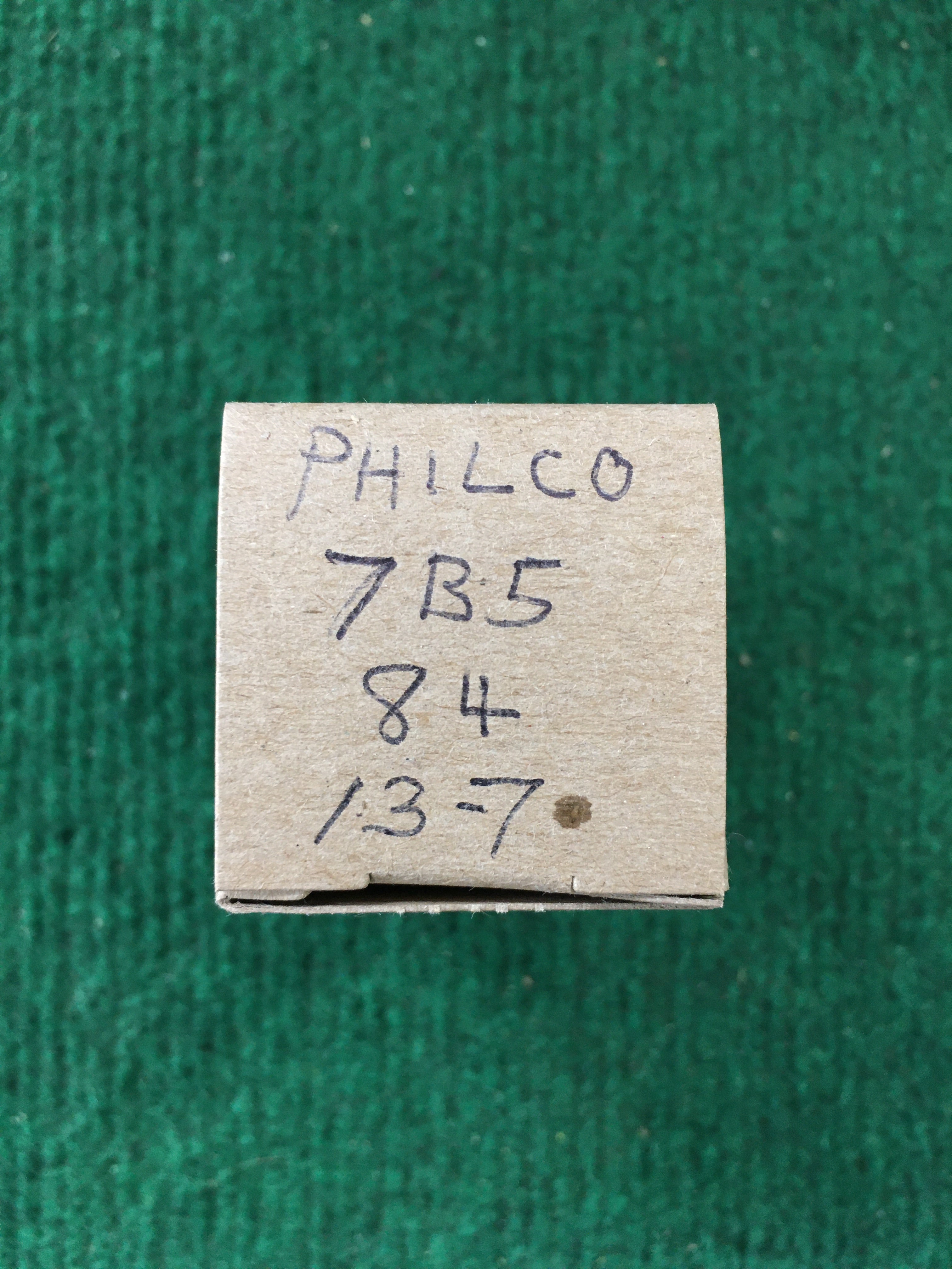 Philco 7B5 Vacuum Tube * Tested 84%