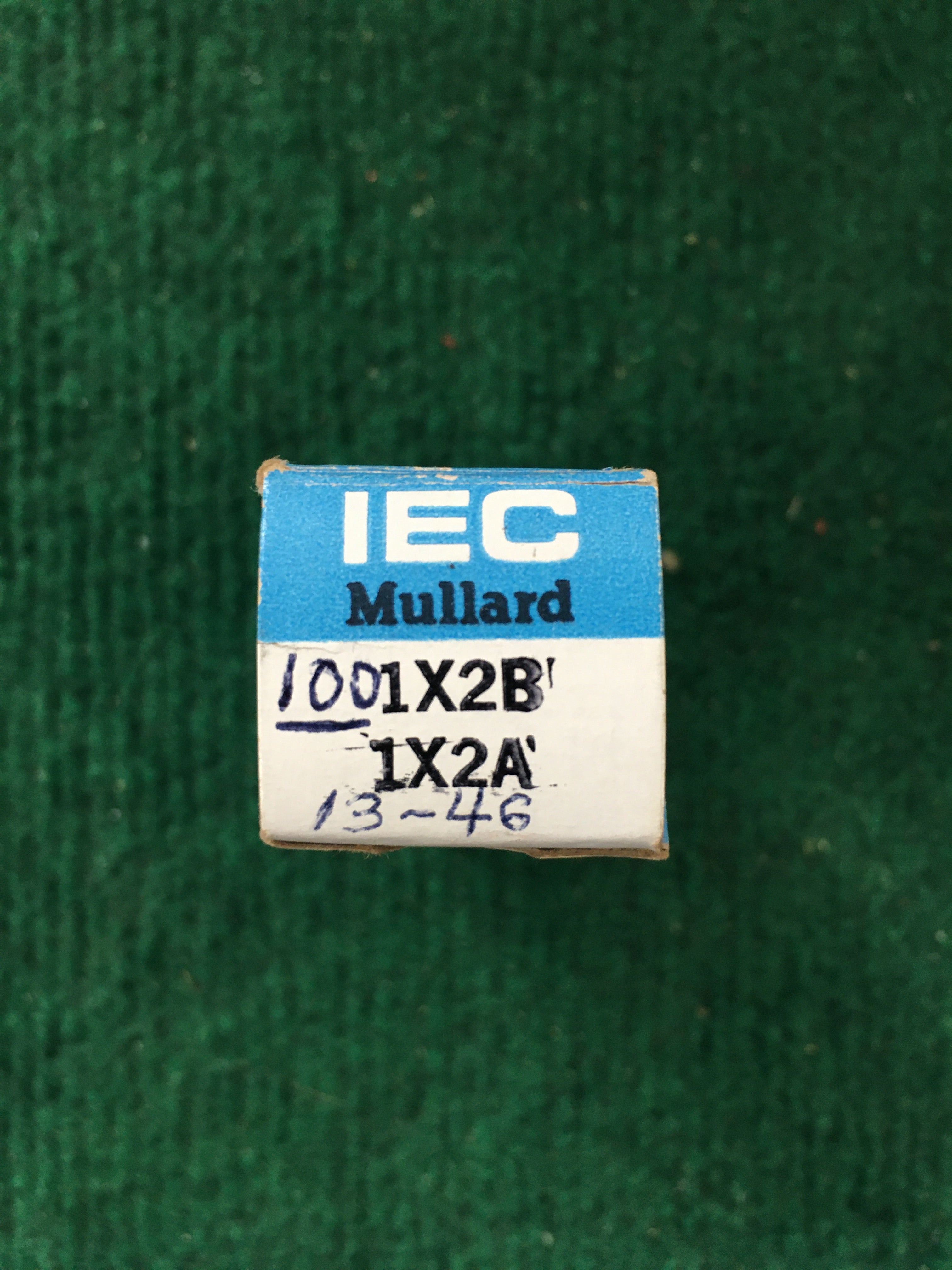 IEC Servicemaster 1X2B Vacuum Tube * Tested 100%