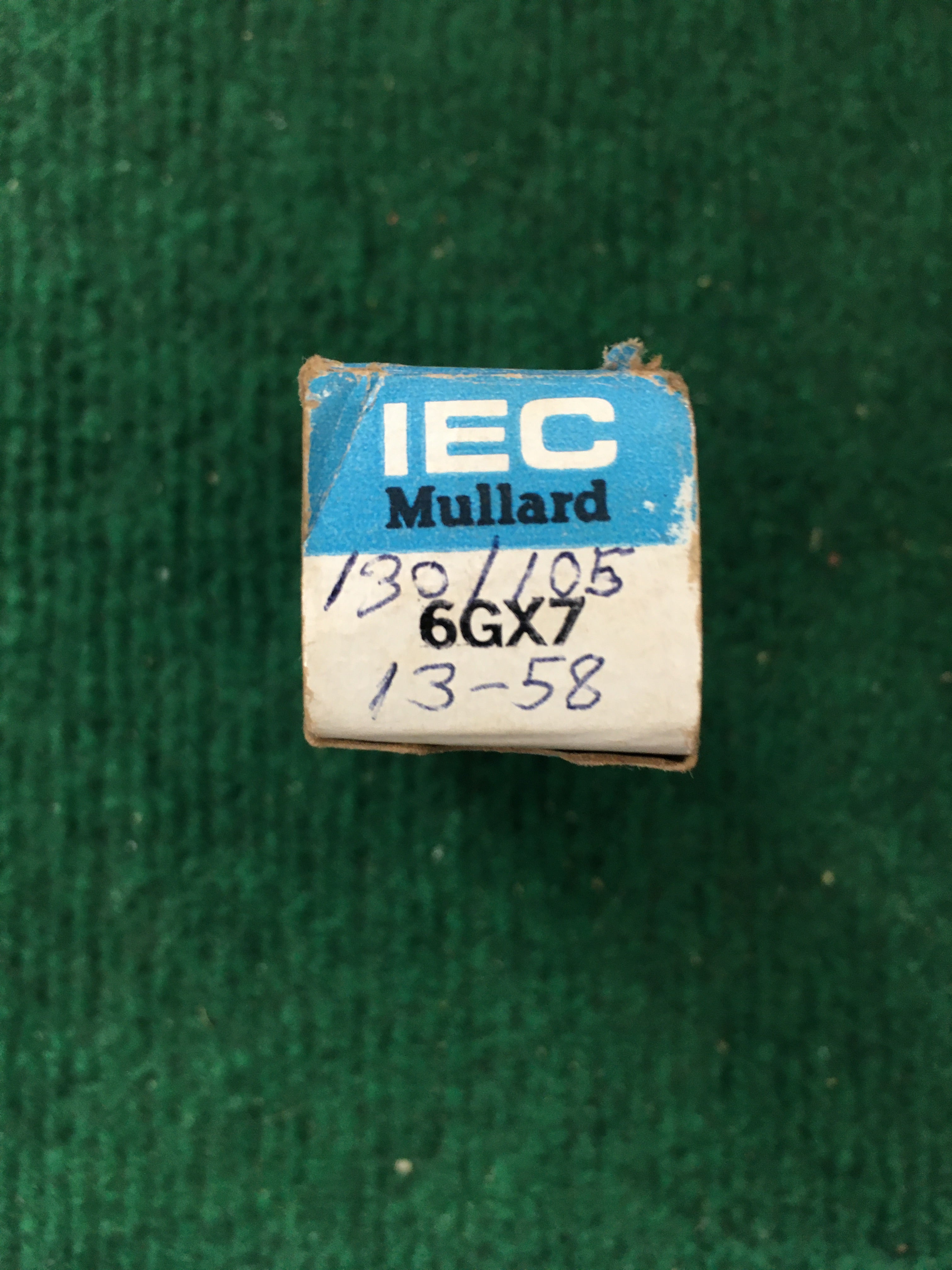 IEC Servicemaster 6GX7 Vacuum Tube * Tested 130/105%