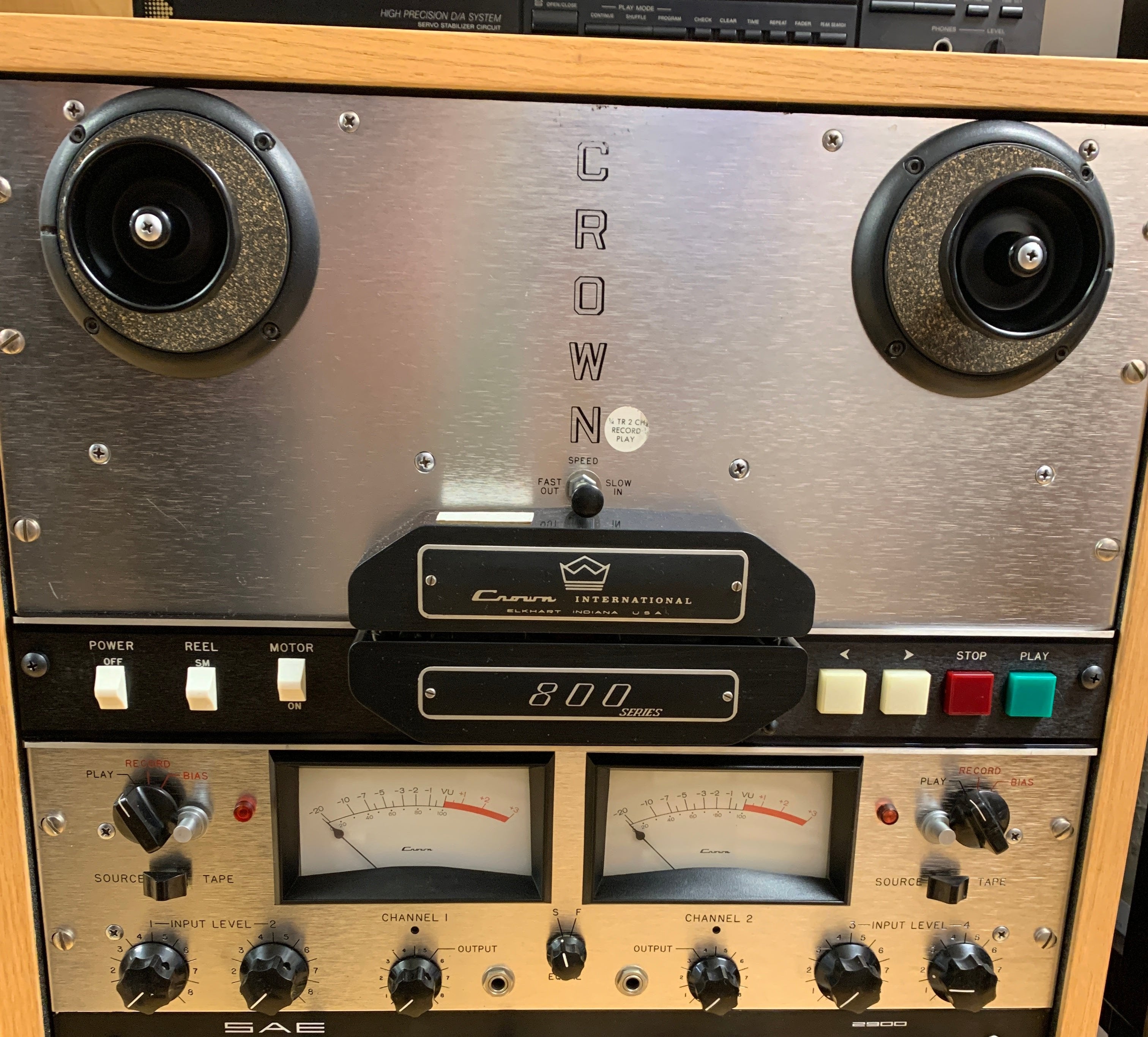 Crown 800 Series Model SX-824 * Reel to Reel Recorder – The