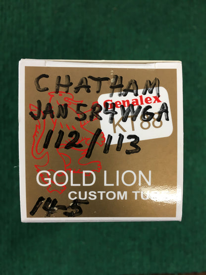 Chatham JAN 5R4 WGA Vacuum Tube * Tested 112/113