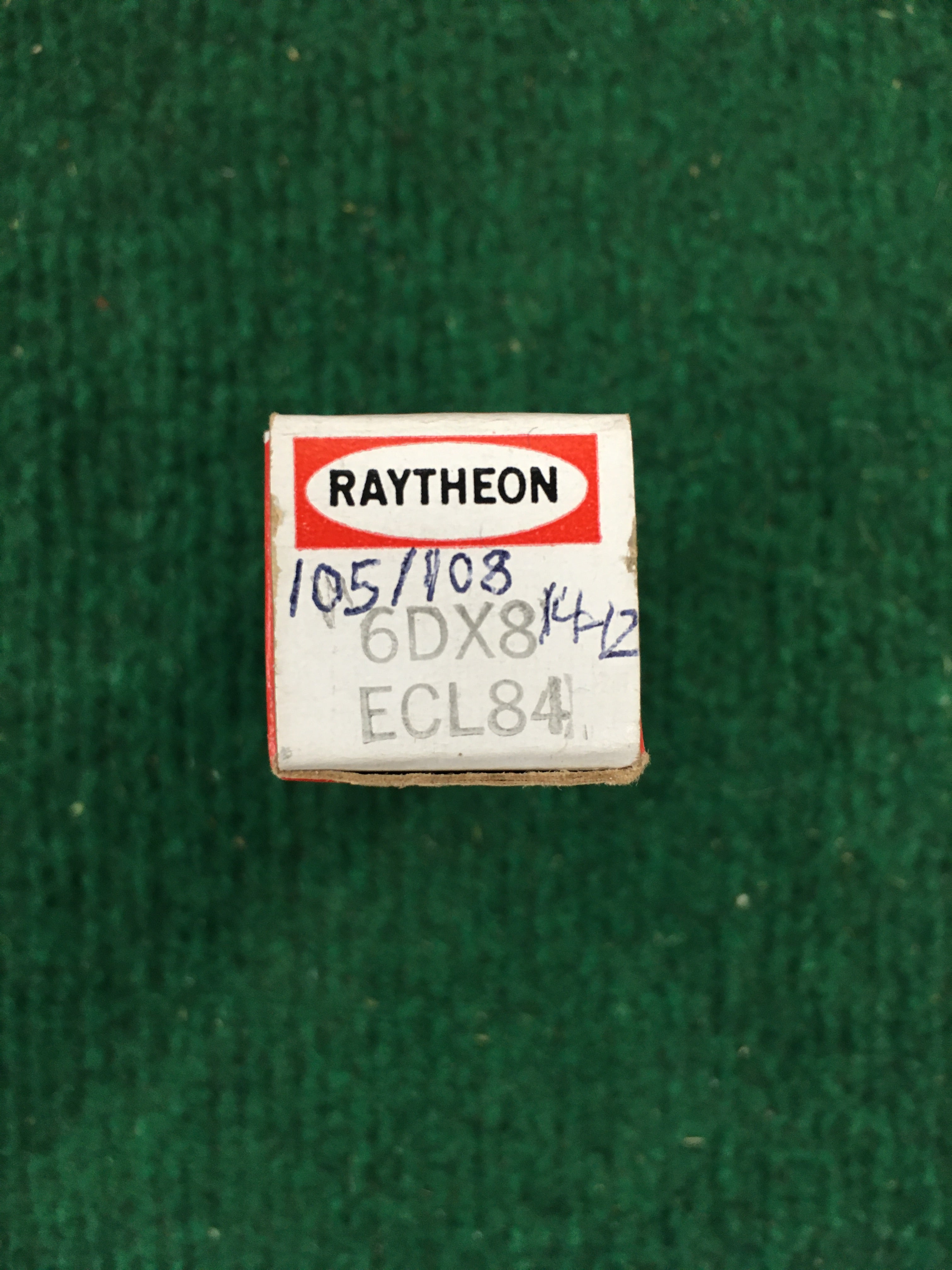 Raytheon 6DX8 Vacuum Tube * Tested 105/108