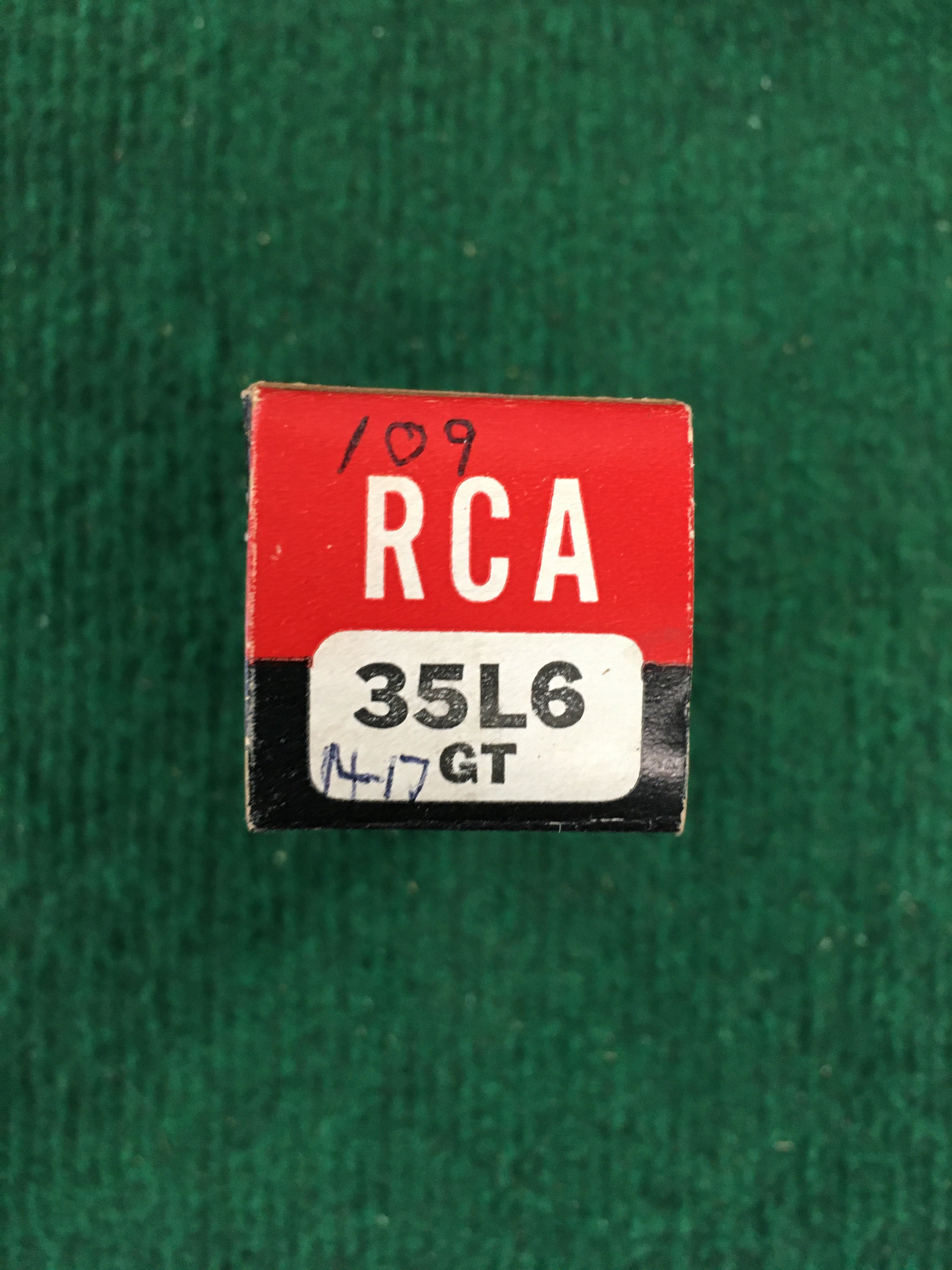 RCA 35L6GT Vacuum Tube * Tested 109