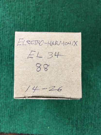 Electro-Harmonix EL 34 Vacuum Tube * Tested 88