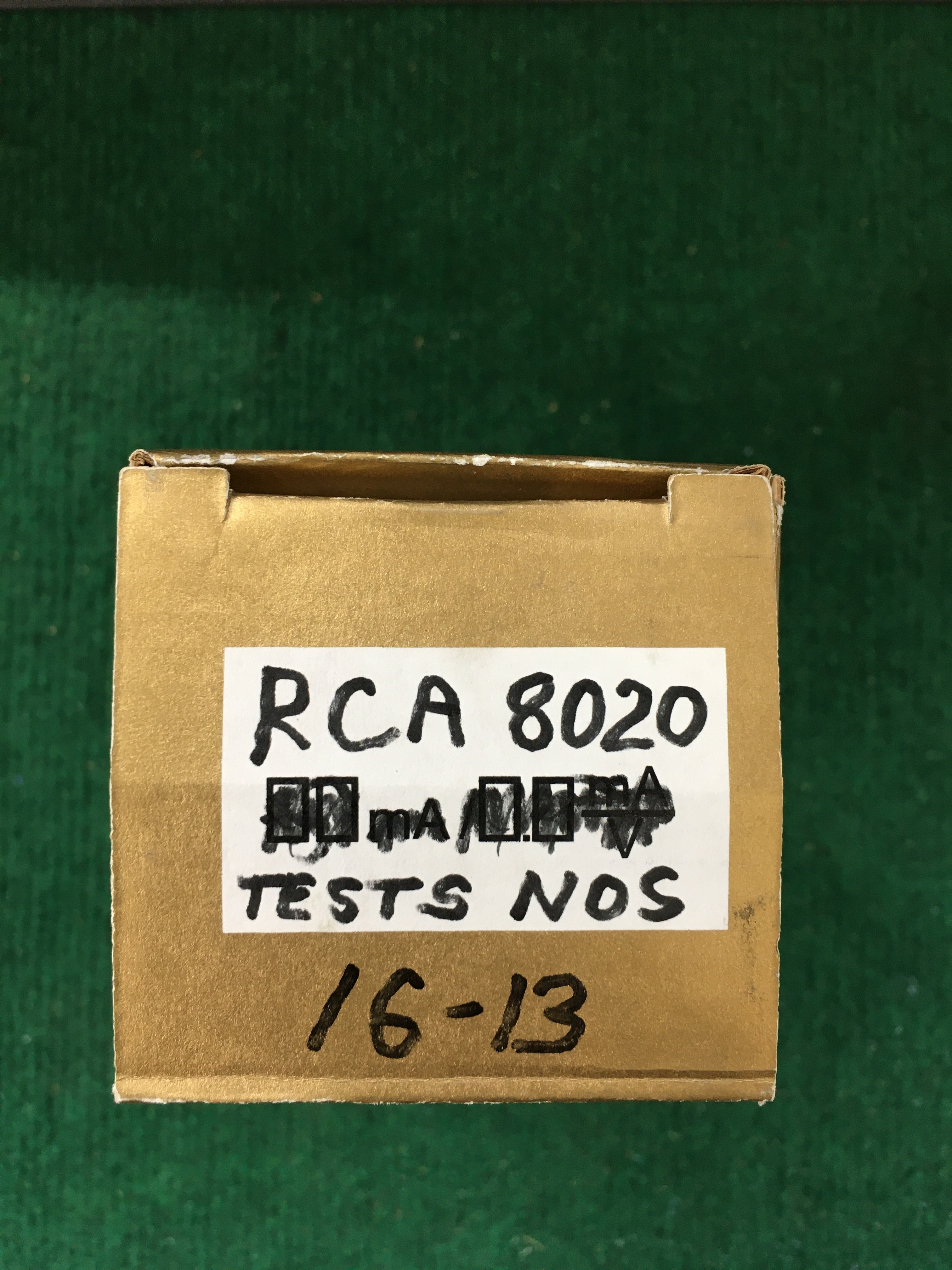 RCA 8020 Vacuum Tube * Tested NOS