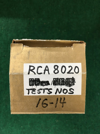 RCA 8020 Vacuum Tube * Tested NOS