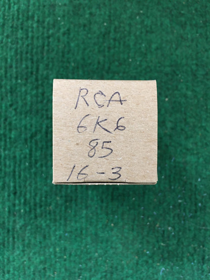 RCA 6K6GT Vacuum Tube * Tested 85