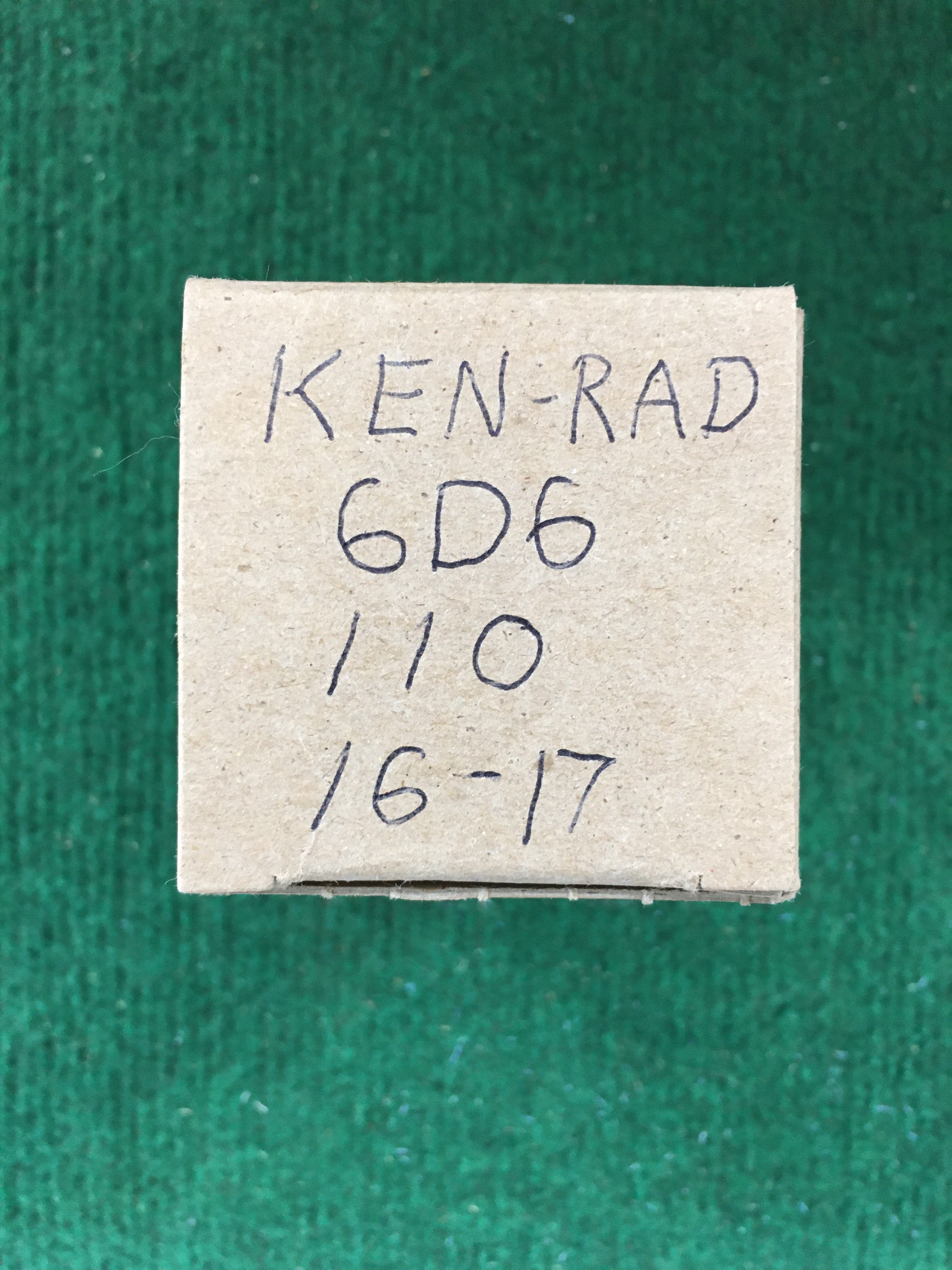 Ken-Rad 6D6 Vacuum Tube * Tested 112
