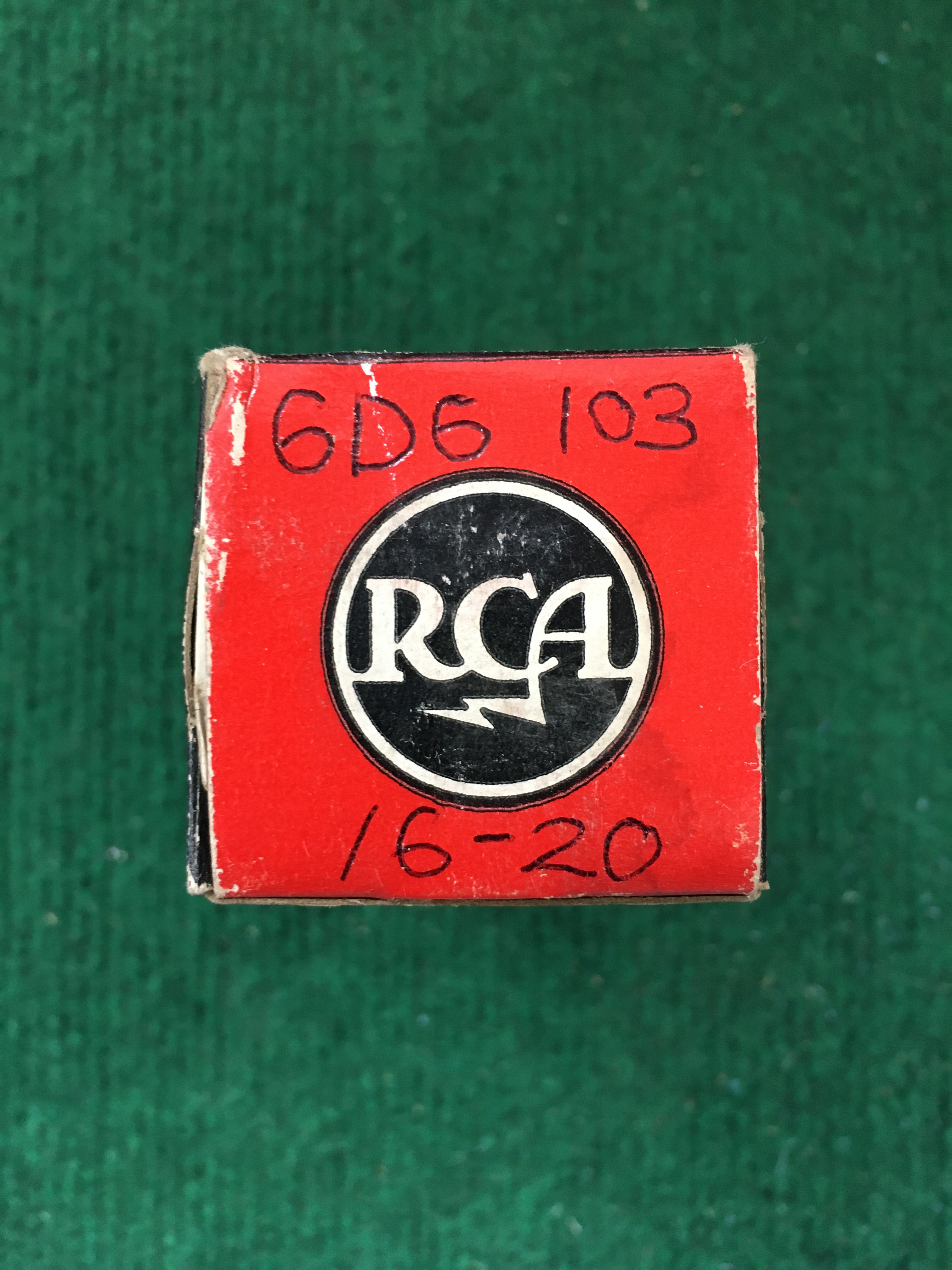 RCA 6D6 Vacuum Tube * Tested 103