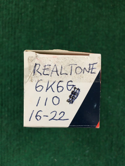Realtone 6K6G Vacuum Tube * Tested 110