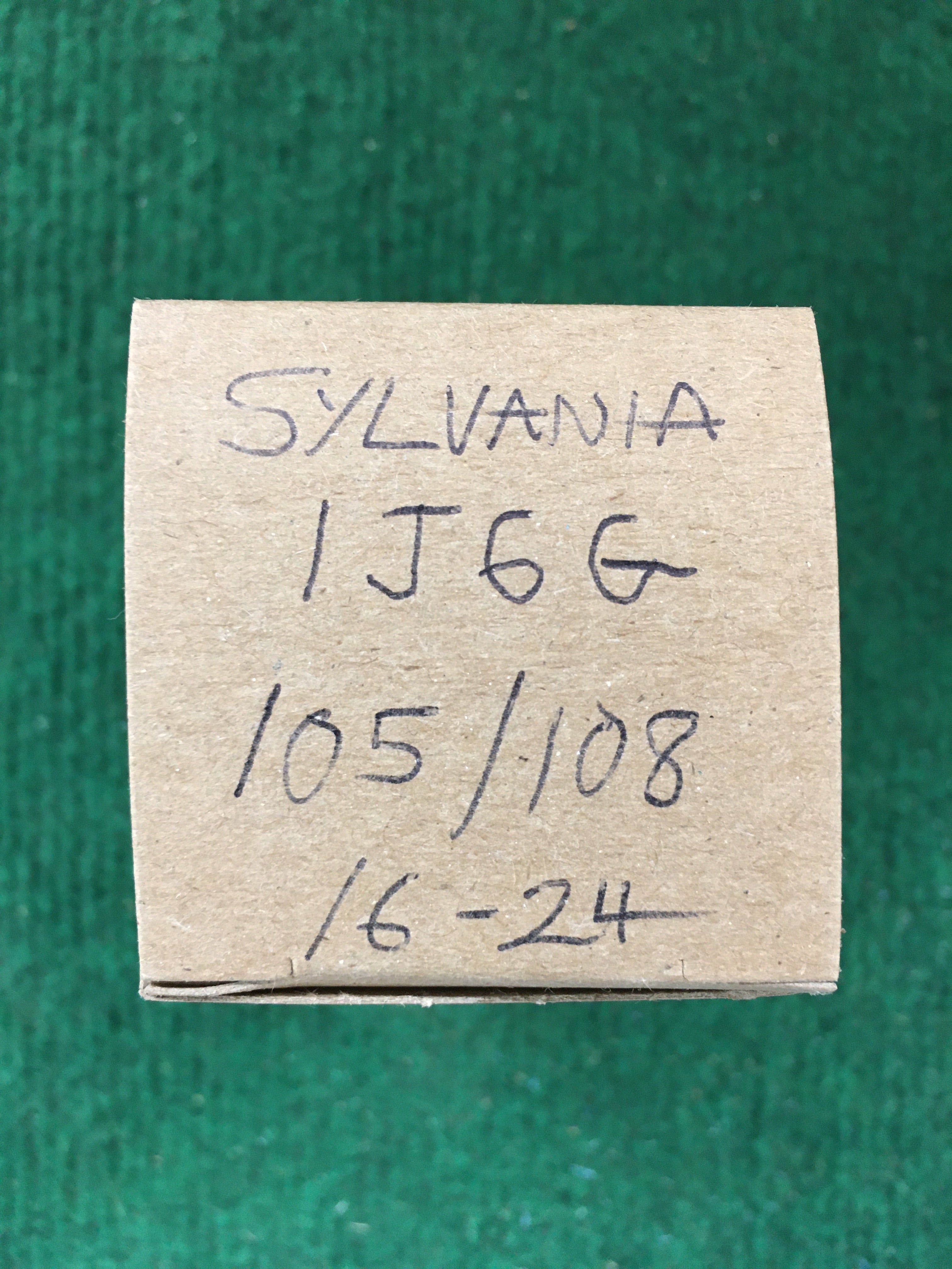 Sylvania 1J6G Vacuum Tube * Tested 105/108