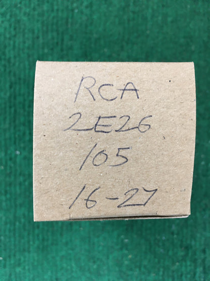 RCA 2E26 Vacuum Tube * Tested 105