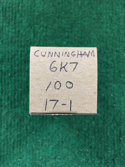 Cunningham 6K7 Vacuum Tube * Tested 100