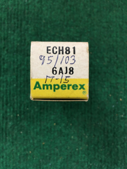 Amperex 6AJ8 Vacuum Tube * Tested 95/103