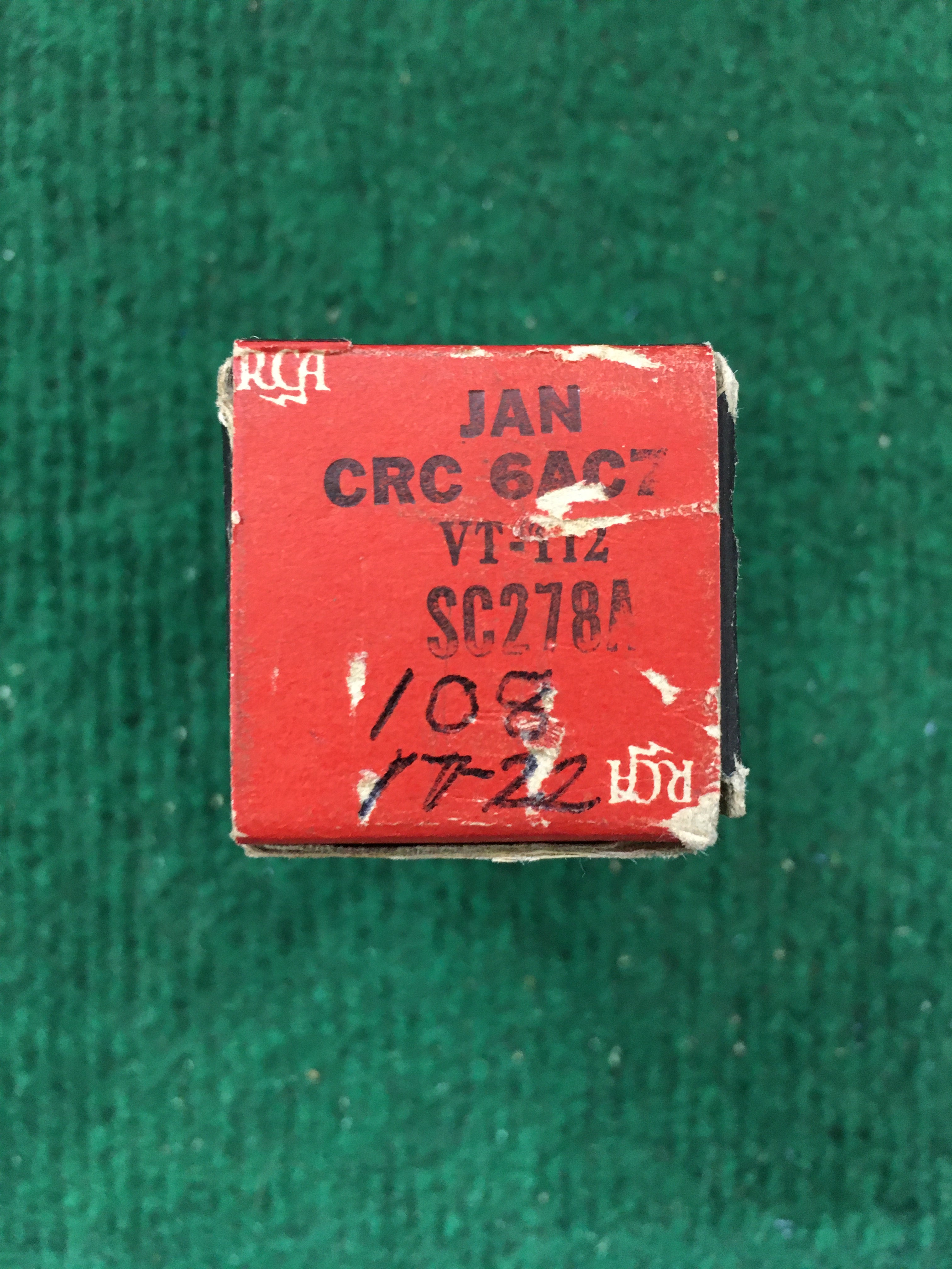 RCA 6AC7 Vacuum Tube * Tested 108