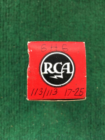 RCA 6H6 Vacuum Tube * Tested 113/113