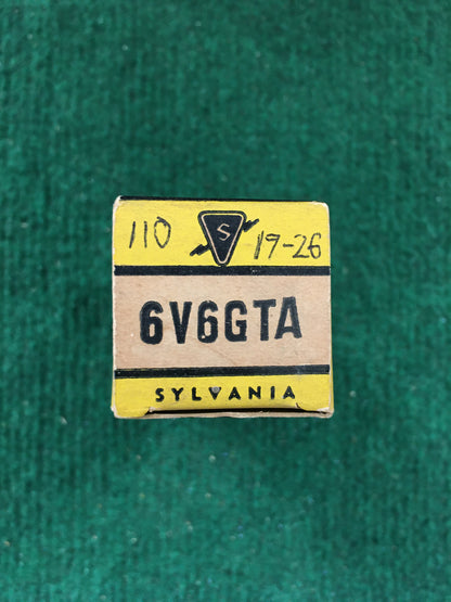 Sylvania 6V6GTA Vacuum Tube * Tested 110