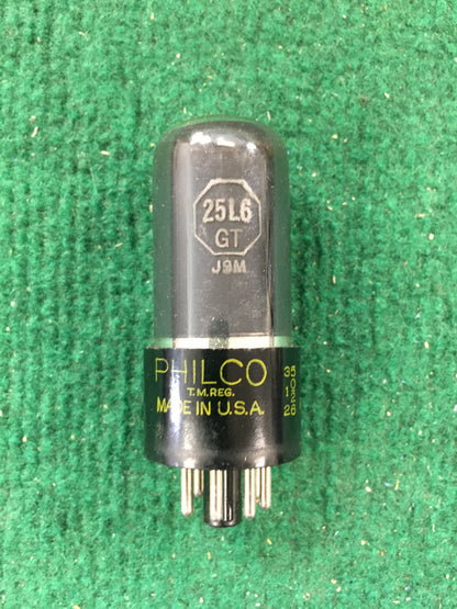 Philco 25L6GT Vacuum Tube * Tested 100