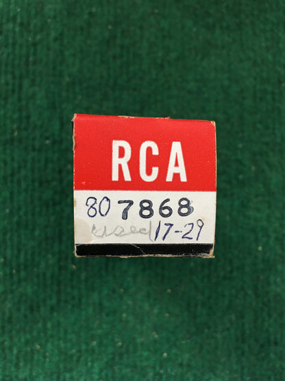 RCA 7868 Vacuum Tube * Tested 80