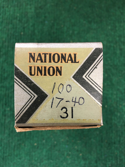 National Union Type 31 Vacuum Tube * Tested 100