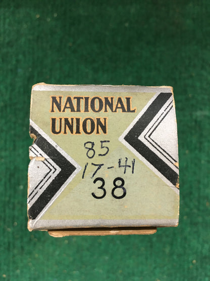 National Union Type 38 Vacuum Tube * Tested 85