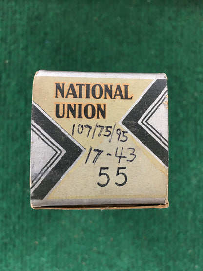 National Union Type 55 Vacuum Tube * Tested 107/75/95