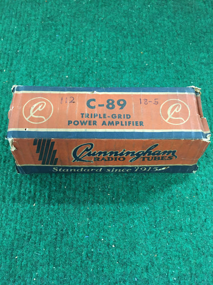 Cunningham 89 Vacuum Tube * Tested 112