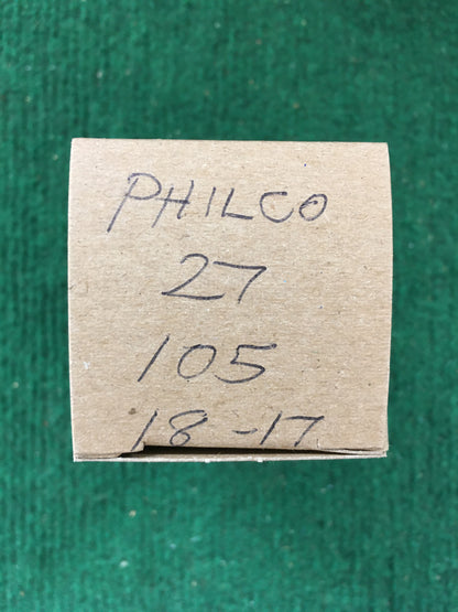 Philco 27 Vacuum Tube * Tested 105