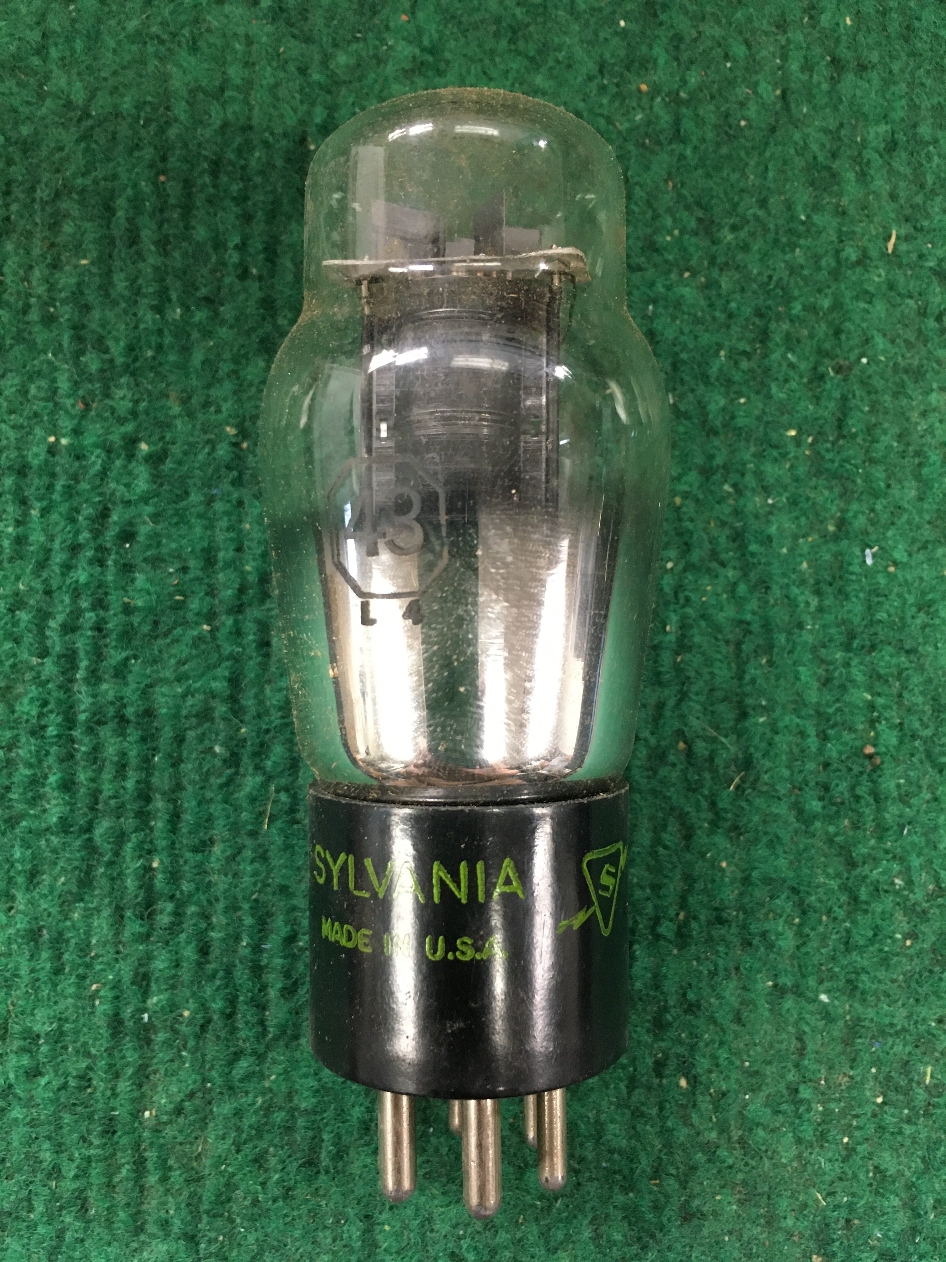 Sylvania 43 Vacuum Tube * Tested 102