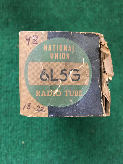 National Union 6L5G Vacuum Tube * Tested 98