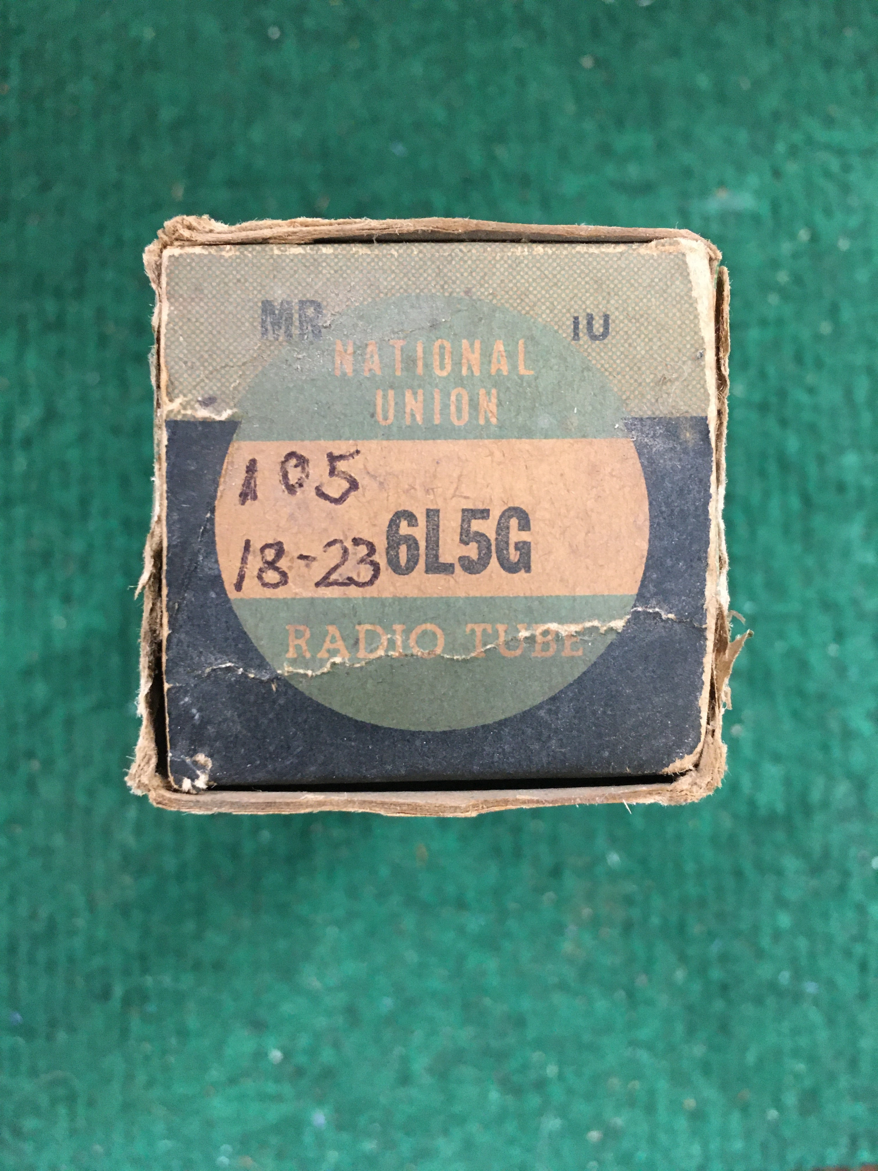National Union 6L5G Vacuum Tube * Tested 105