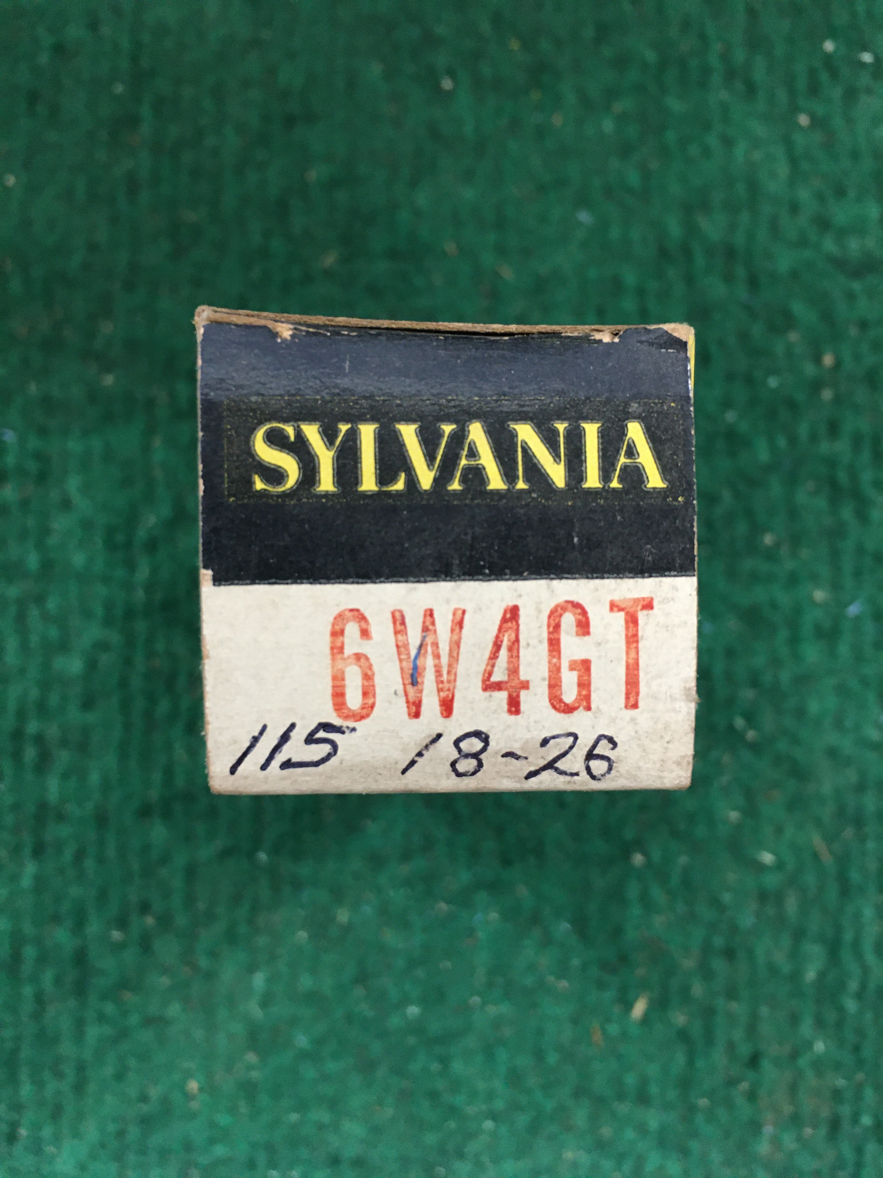 Sylvania 6W4GT Vacuum Tube * Tested 115