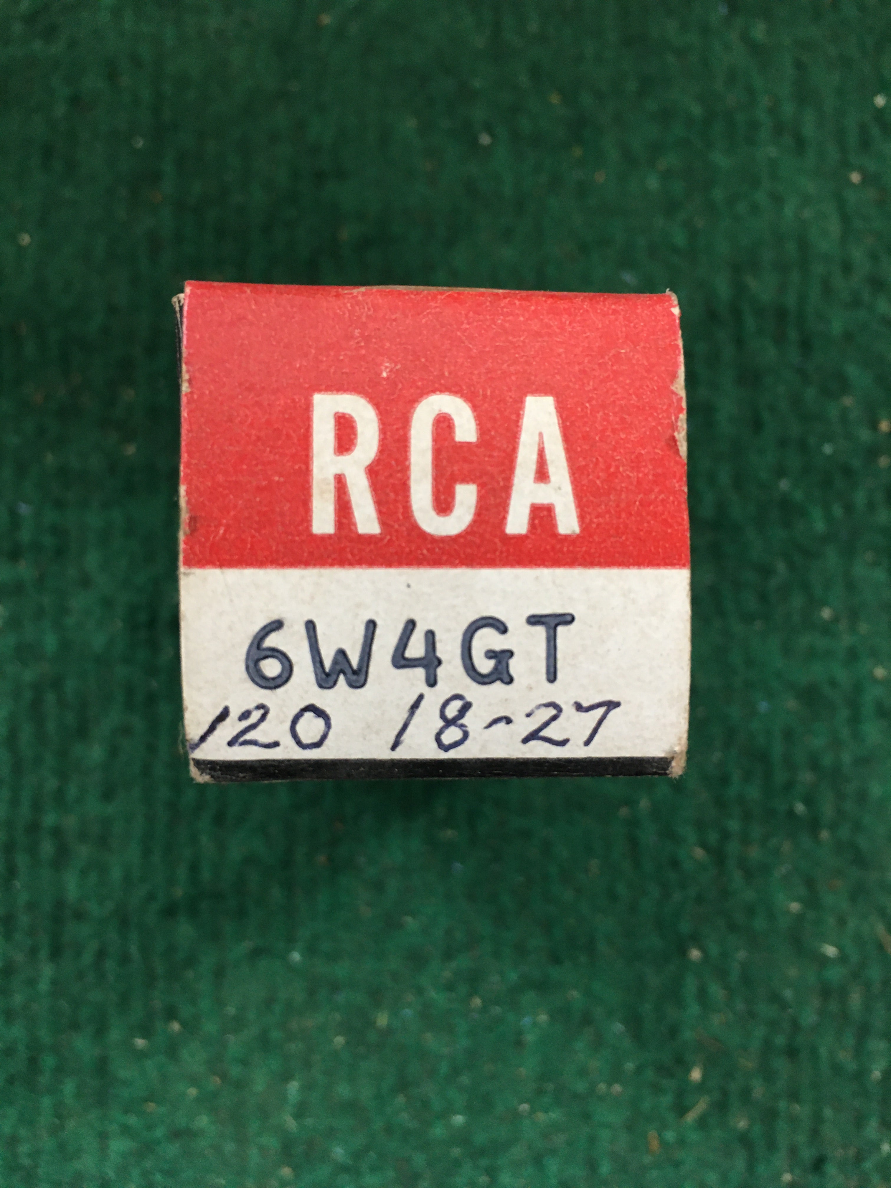 RCA 6W4GT Vacuum Tube * Tested 120