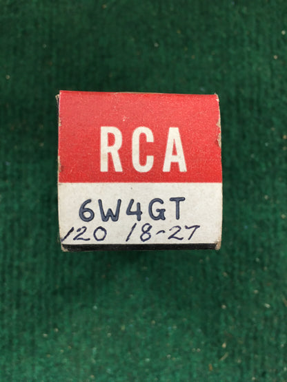 RCA 6W4GT Vacuum Tube * Tested 120