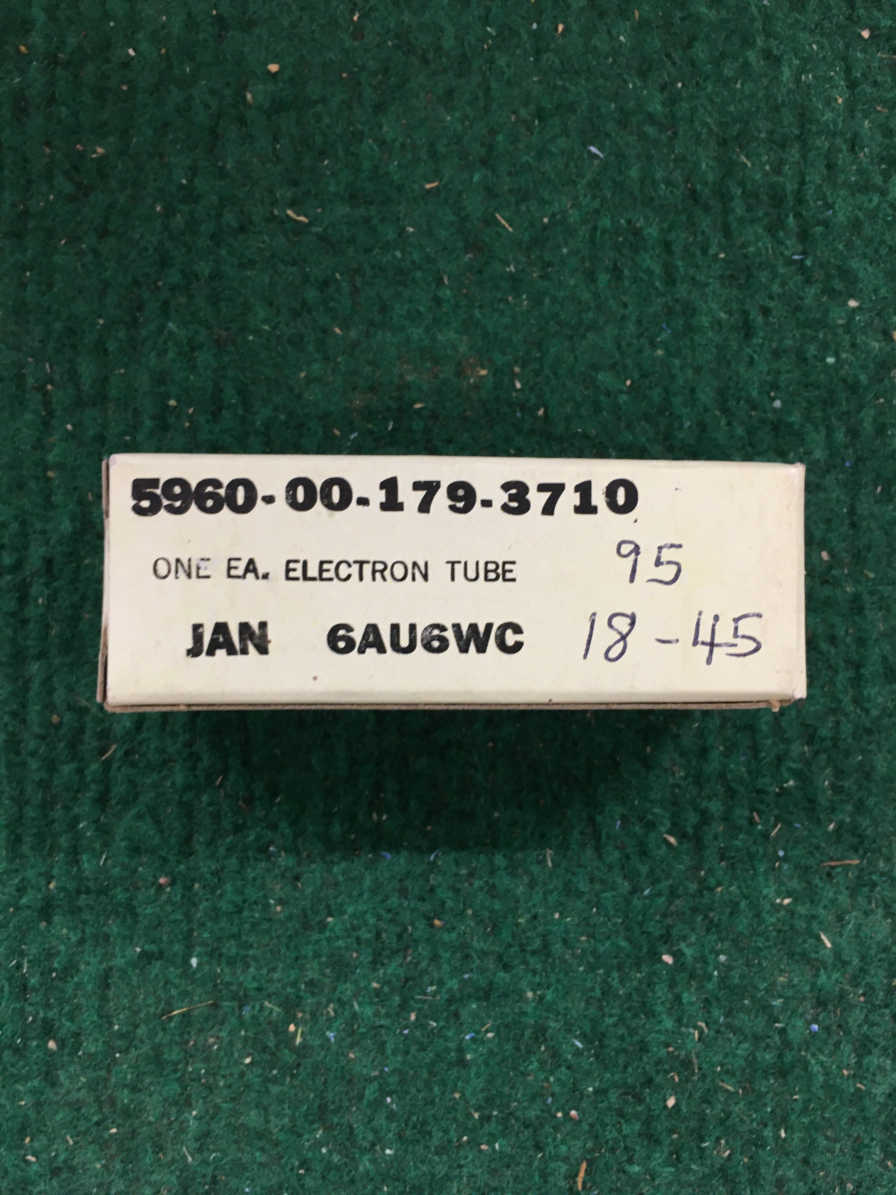 GE JAN 6AU6WC Vacuum Tube * Tested 95