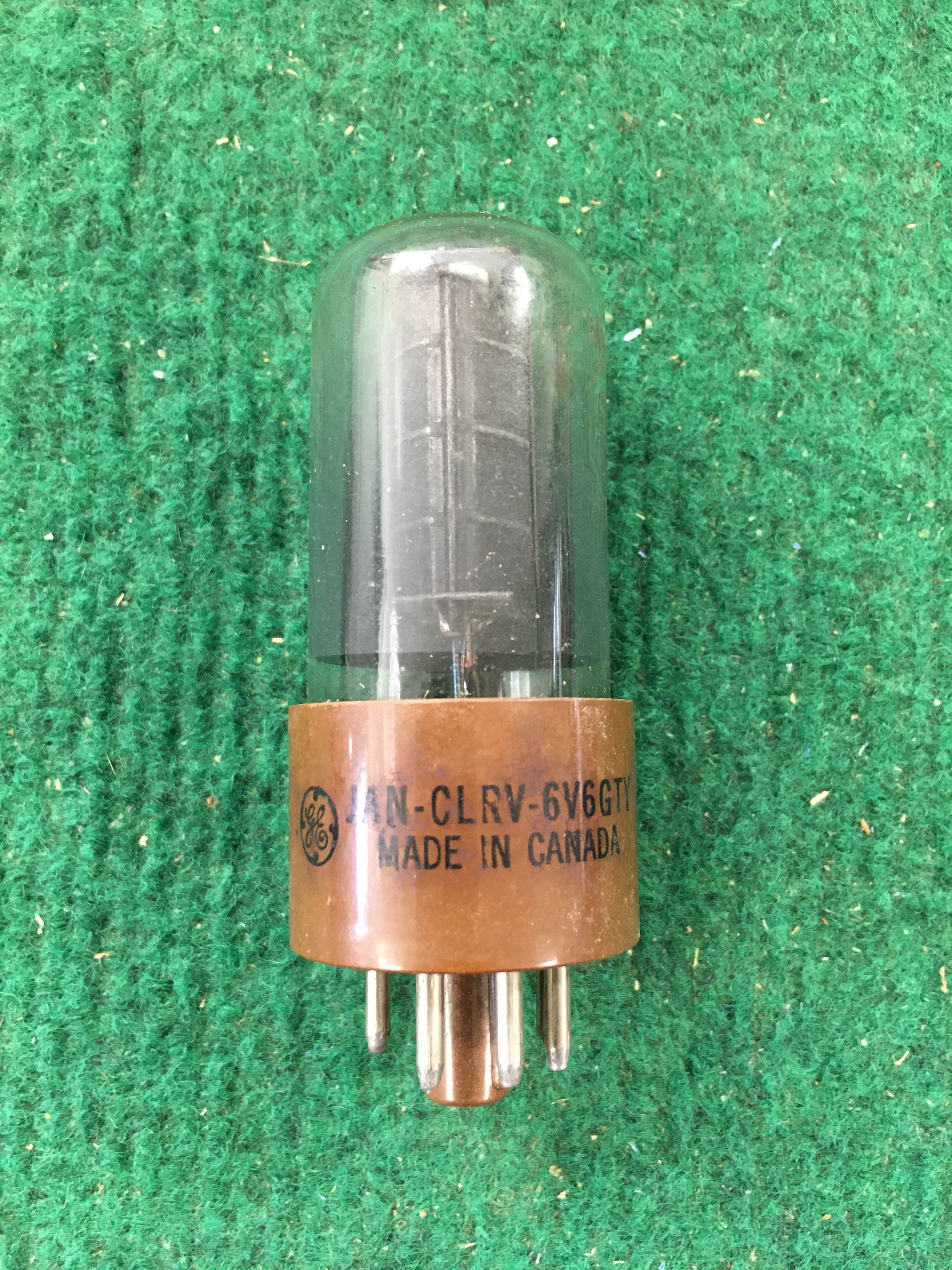 GE JAN CLRV-6V6GTY Vacuum Tube * Tested 105