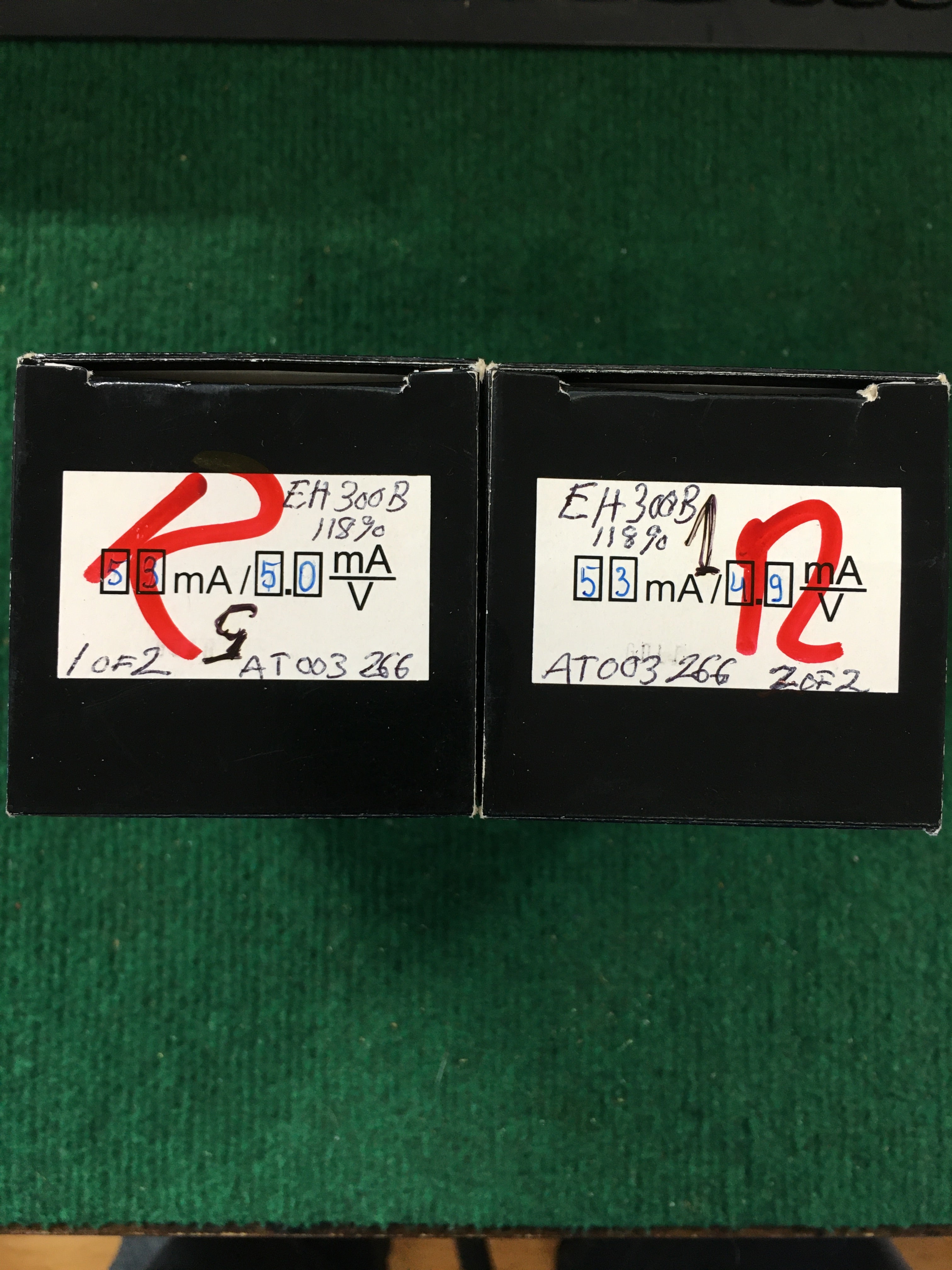 Electro-Harmonix * 300B Tube * Matched Pair * Tested 118/118 53/53mA