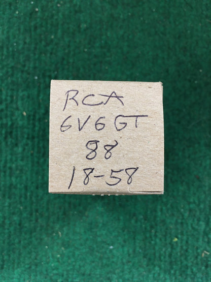 RCA 6V6GT Vacuum Tube * Tested 88