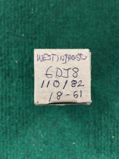 Westinghouse 6DJ8 Vacuum Tube * Tested 110/82