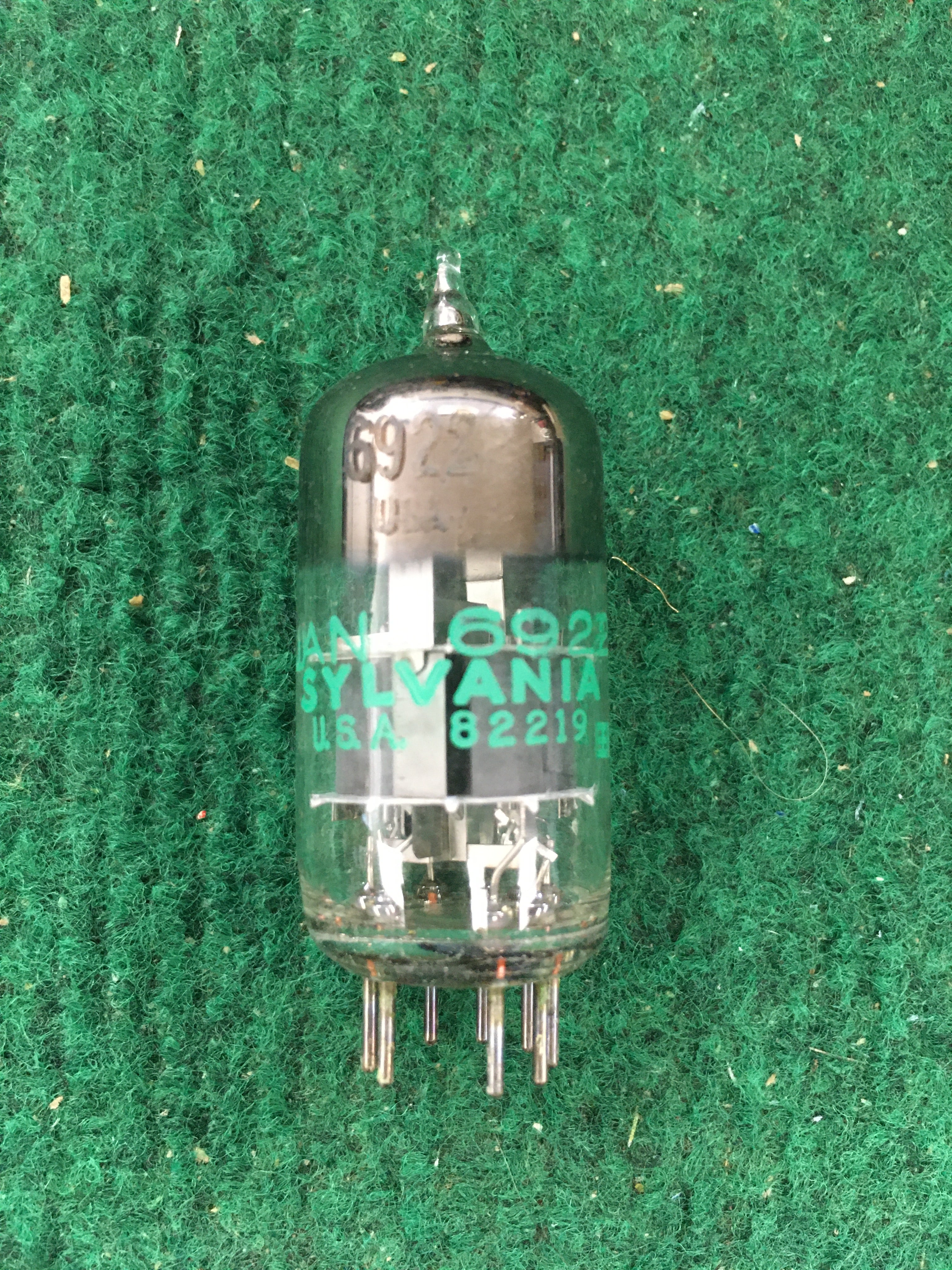 Sylvania JAN 6922 Vacuum Tube * Tested 130/125